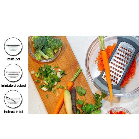 Extra coarse cauliflower grater, gray - Microplane brand