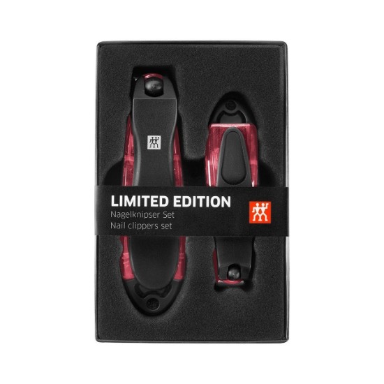 2-piece nail clipper set, satin stainless steel, plastic holder - Zwilling Classic Inox