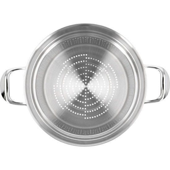 Marmite avec passoire pour pâtes, inox, 24 cm, "Atlantis" - Demeyere