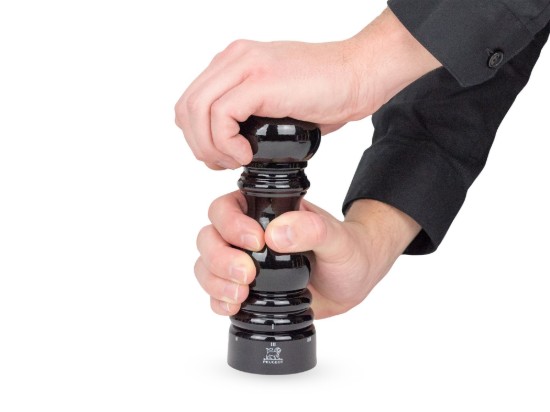 Peppercorn grinder, 18 cm "Paris u'Select", Black Lacquered - Peugeot