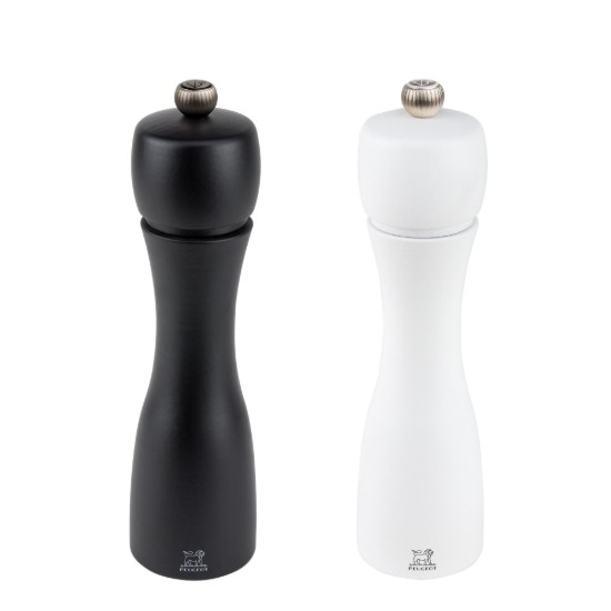 Σετ 2 μύλοι αλατιού και πιπεριού, "Tahiti Duo", 20 cm, Ασπρόμαυρο - Peugeot