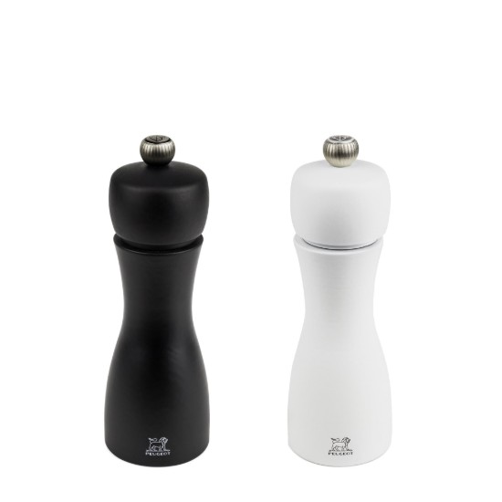 Set di 2 macina sale e pepe, "Tahiti", 15 cm, 'Black&White' - Peugeot