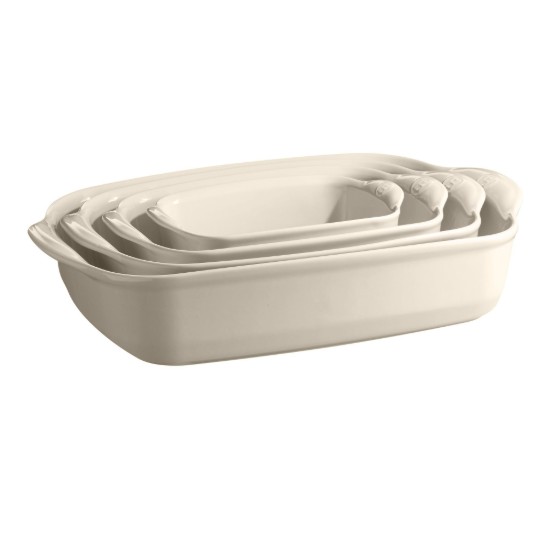 Rectangular baking dish, ceramic, 22 x 14.5 cm/0.7L, Clay - Emile Henry