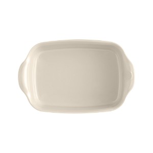 Rechthoekige ovenschaal, keramiek, 22 x 14,5 cm/0,7L, Clay  - Emile Henry
