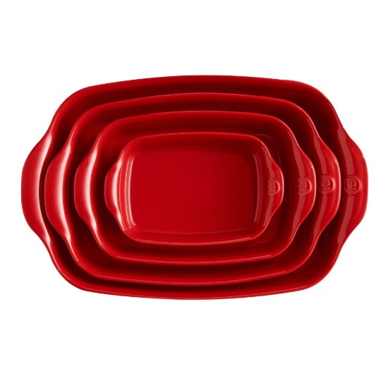 Keramische ovenschaal, 36,5x23,5cm/2,7L, Burgundy - Emile Henry