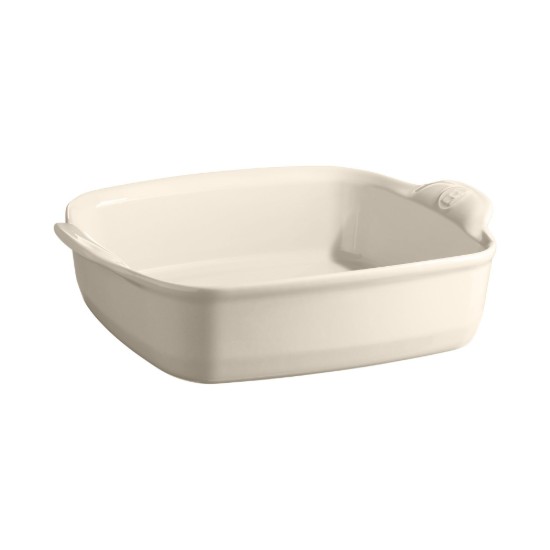 Square oven dish, ceramic, 24 cm/1.8 l, Clay - Emile Henry