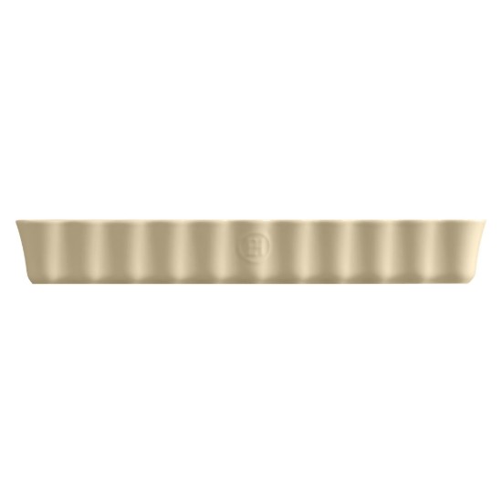Tart baking dish, ceramic, 33,5x24cm/1,9L, Clay - Emile Henry