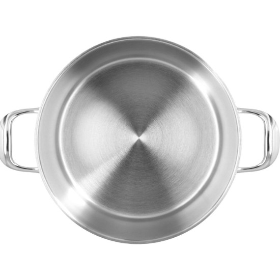 Cooking pot with lid, 24 cm/8 l, Atlantis range, stainless steel - DemeyereY