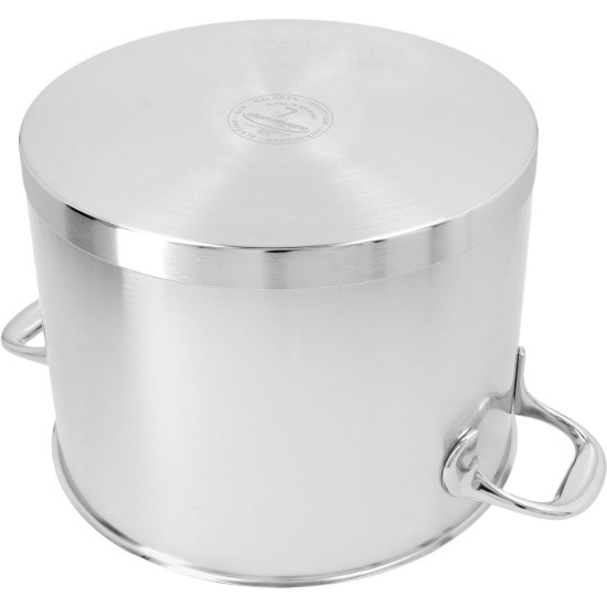 Cooking pot with lid, 24 cm/8 l, Atlantis range, stainless steel - DemeyereY