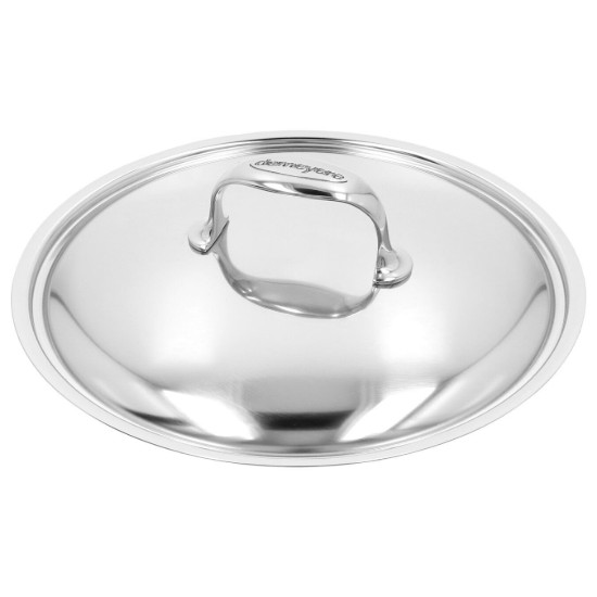 Cooking pot with lid, 24 cm/8 l, Atlantis range, stainless steel - DemeyereY