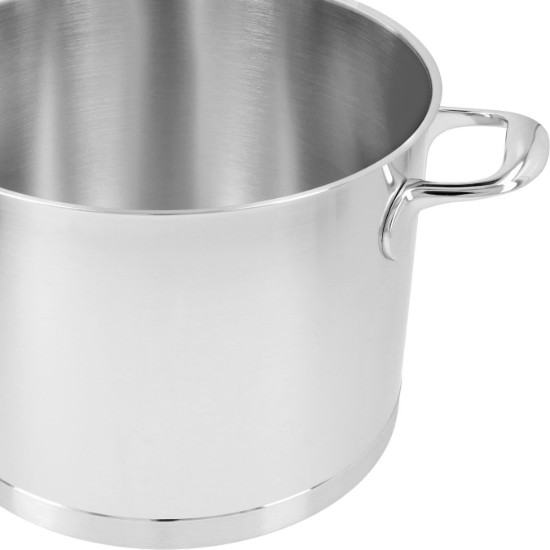 Cooking pot with lid, 24 cm/8 l, Atlantis range, stainless steel - DemeyereY