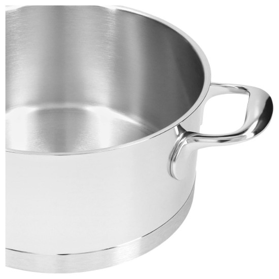 Casseruola con coperchio, 22 cm / 4 l, gamma Atlantis, acciaio inox - Demeyere