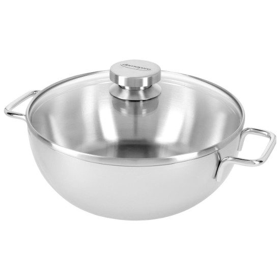 Konisk gryde med låg 7-lags, 28 cm / 4,8 l "Apollo", rustfrit stål - Demeyere
