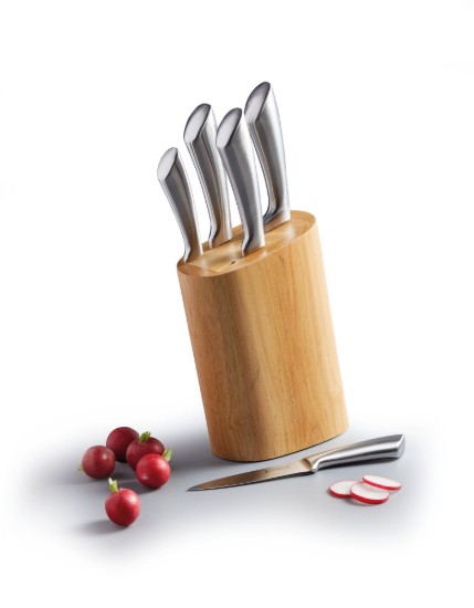 6-delige messenset, zilver - Kitchen Craft