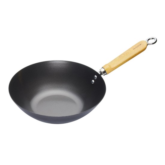 Wokpan, 25 cm, koolstofstaal – made by Kitchen Craft