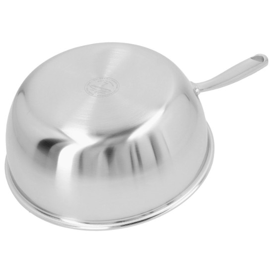 Poêle conique, pour cuisson sauté, 7 couches, 20 cm/2 l, gamme Atlantis, inox - Demeyere