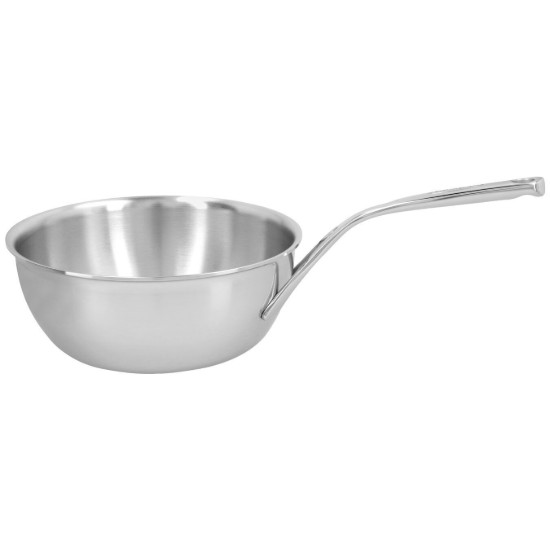 Konisk stegepande, til stegning, 7-lags, 24 cm/3,3 l, Atlantis serie, rustfrit stål - Demeyere