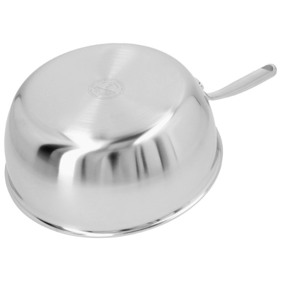 Konisk stegepande, til stegning, 7-lags, 24 cm/3,3 l, Atlantis serie, rustfrit stål - Demeyere