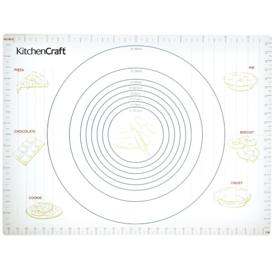 Worktop for dough, plastic, 43 × 61 cm – Kitchen Craft