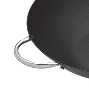 Padella Wok, acciaio al carbonio, 35,5 cm - Kitchen Craft