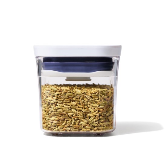 Square food container, plastic, 8 x 8 x 8 cm, 0.2 L - OXO