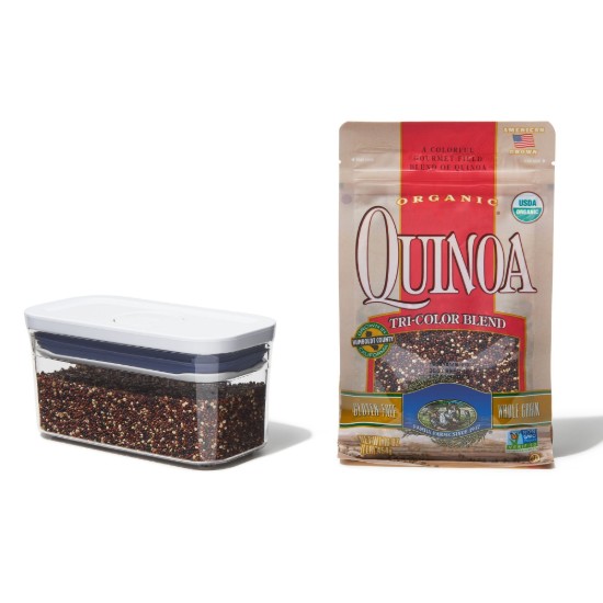 Rectangular food container, plastic, 8 x 15 x 8 cm, 0.4 L - OXO