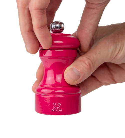 Salt grinder, 10 cm "Bistro", Candy Pink - Peugeot