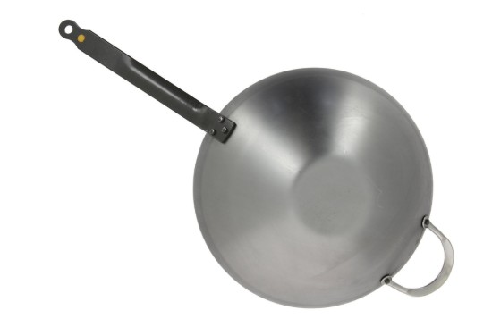 Ταψί wok "Mineral B", ατσάλι, 40 cm - μάρκας "de Buyer".