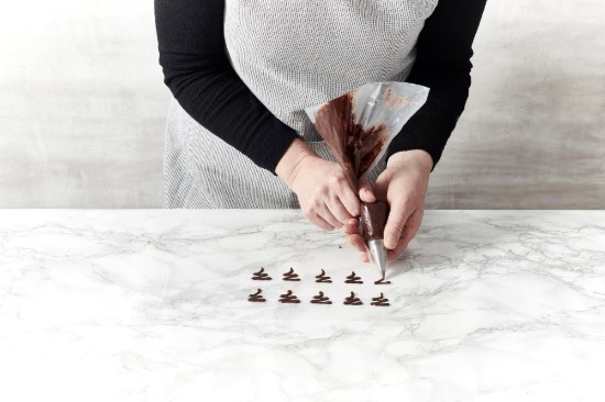 5-delige chocolade glazuurset, kunststof, 30 x 20 cm - de Buyer