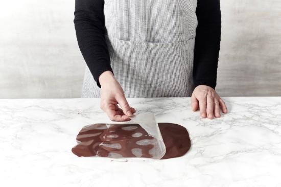 5-delige chocolade glazuurset, kunststof, 30 x 20 cm - de Buyer