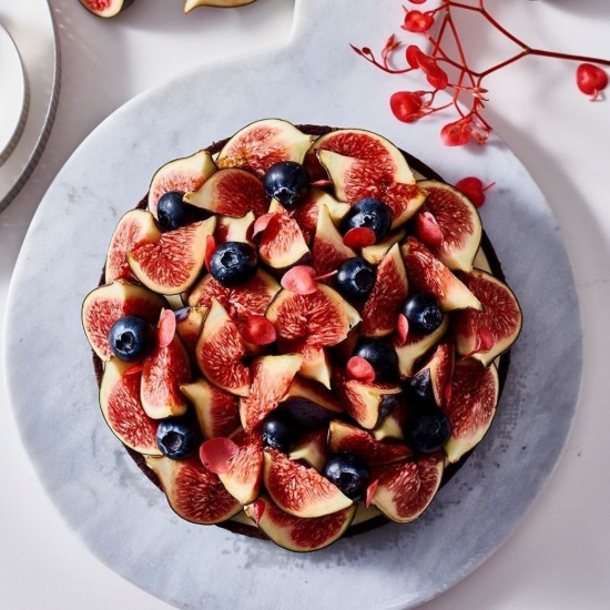 Tart mould with removable bottom side, steel, 24 cm - de Buyer