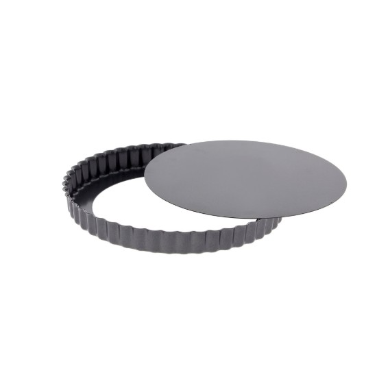 Tart mould with removable bottom side, steel, 24 cm - de Buyer