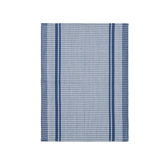 Set asciugamani da cucina 6 pezzi, 50 x 70 cm, "Waffle", Dark Blue - Tiseco