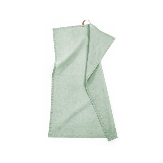 Set di 3 strofinacci da cucina, cotone, 50x70 cm, "Myrna", Verde - Tiseco