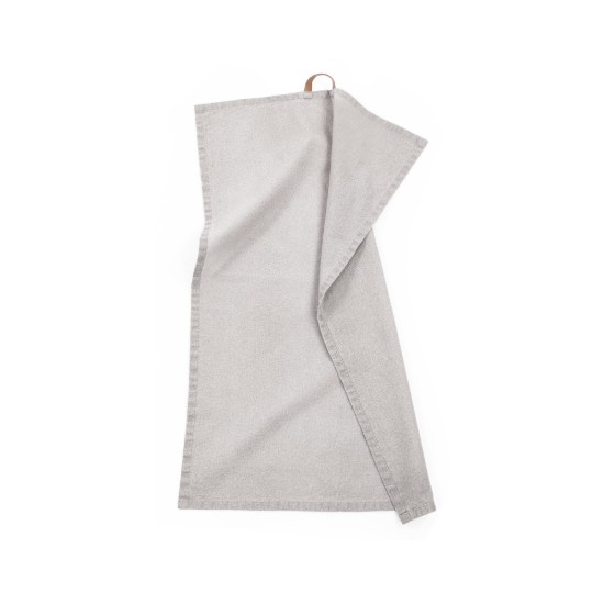 Set di 3 strofinacci da cucina, cotone, 50x70 cm, "Myrna", Grigio - Tiseco