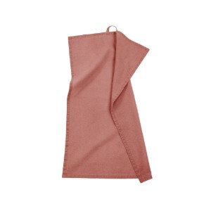 Set of 3 kitchen towels, cotton, 50x70 cm, "Myrna", rust - Tiseco