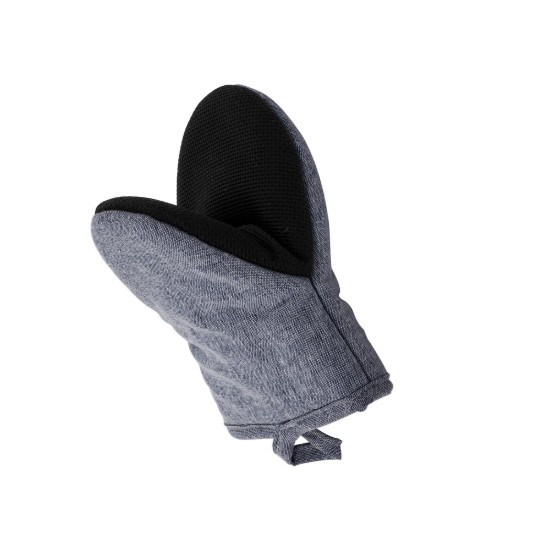 Set di 2 guanti da forno, 14 x 18 cm, "Stella", Nero - Tiseco