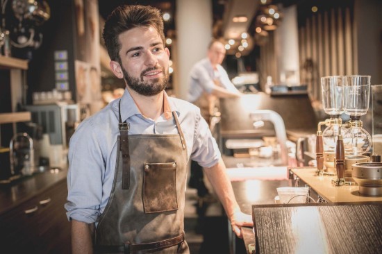 Tablier de cuisine Toscane, 70 x 90 cm, Anthracite - Tiseco