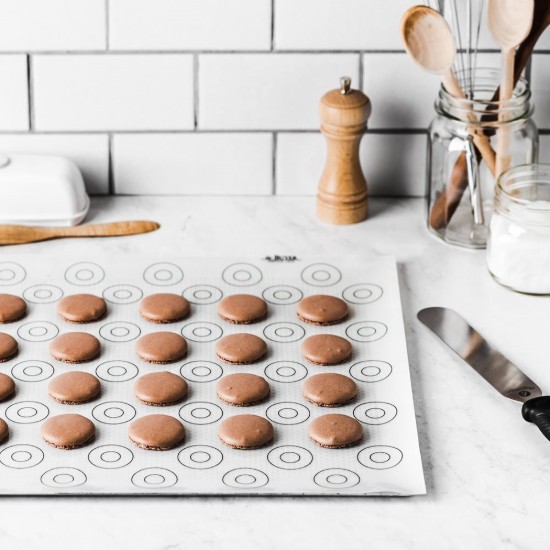 Macarons teglia, silicone, 40 x 30 cm - de Buyer