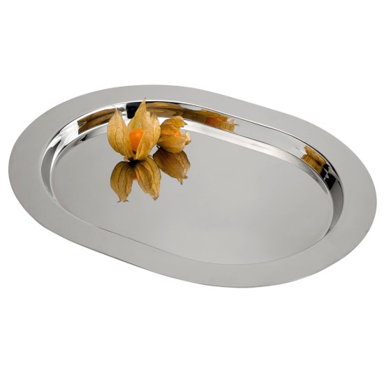 Vassoio ovale, acciaio inox, 48 cm “Bella” – BRA