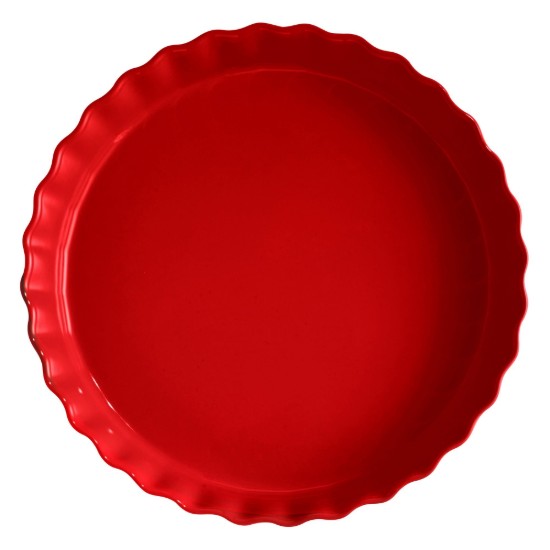 Pirofila per crostate, ceramica, 32cm/3L, Burgundy - Emile Henry