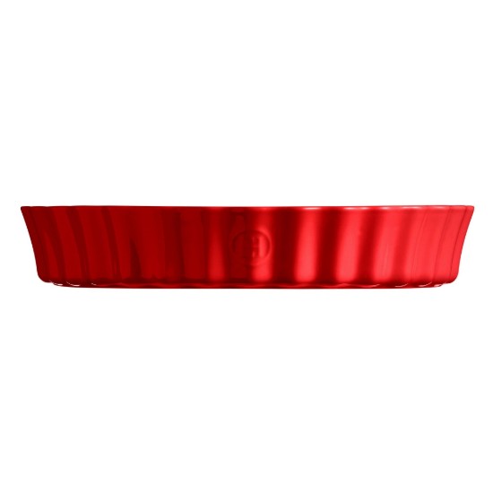 Pirofila per crostate, ceramica, 32cm/3L, Burgundy - Emile Henry