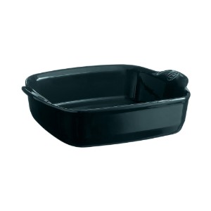 Vierkant dienblad, keramiek, 24cm/1.8L, Belle-Ile - Emile Henry