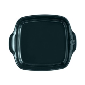 Vierkant dienblad, keramiek, 24cm/1.8L, Belle-Ile - Emile Henry