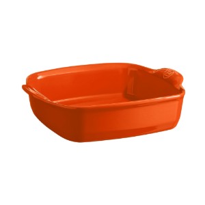 Vierkant dienblad, keramiek, 24cm/1.8L, Toscane - Emile Henry