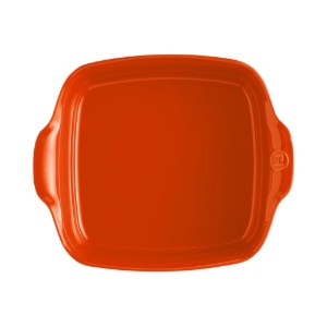 Vierkant dienblad, keramiek, 24cm/1.8L, Toscane - Emile Henry