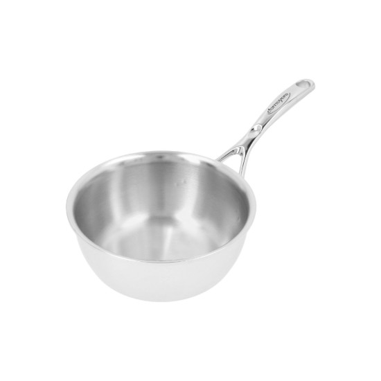 Sauteuse, forme conique, 7 plis, acier inoxydable, 18 cm/1,5 L, gamme Atlantis - Demeyere