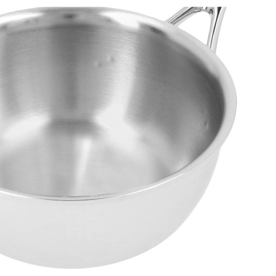 Sauteuse, forme conique, 7 plis, acier inoxydable, 18 cm/1,5 L, gamme Atlantis - Demeyere