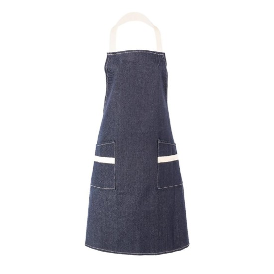 Sort de bucatarie din bumbac, 68x85 cm "Jennie", Dark Blue - Tiseco