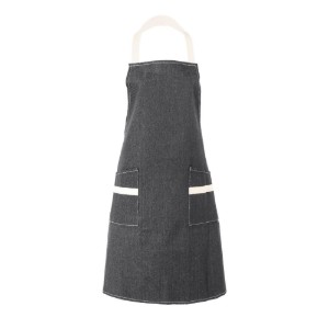Grembiule da cucina, cotone, 68 x 85 cm, "Jennie", Taupe - Tiseco